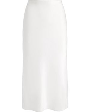 Alice + Olivia Maeve Slip Skirt - White