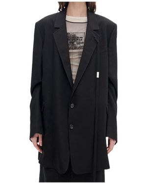 Ann Demeulemeester Agnes High Comfort Tailored Blazer - Black