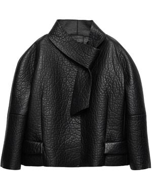 Prada Bonded Nappa Leather Jacket - Black