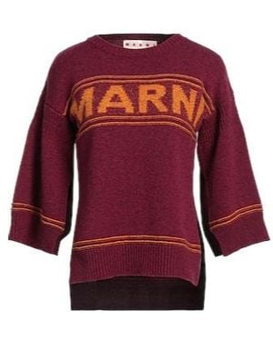Marni Stylish And Versatile Knit Sweater - Red