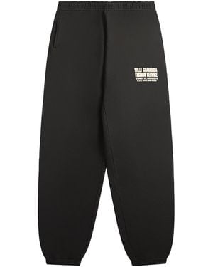 Willy Chavarria Fashion Service Track Trousers - Black