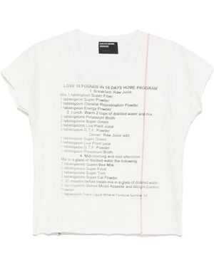 Enfants Riches Deprimes Patch-Detail T-Shirt - White