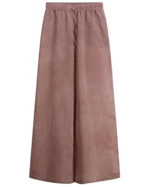 Roberto Collina Wide Trousers - Brown