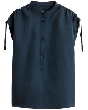 Woolrich Linen Blouse - Blue