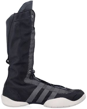 Y-3 Regu Lace-Up Boots - Blue
