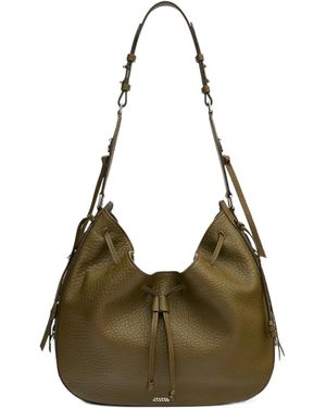 Isabel Marant Drawstring Hobo Shoulder Bag - Green