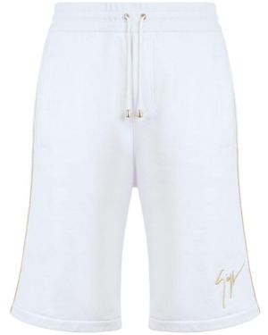 Giuseppe Zanotti Lr 16 Track Shorts - White