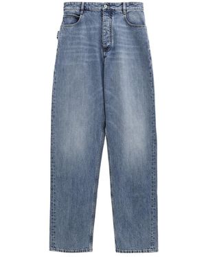 Bottega Veneta Vintage Medium Wide Leg Denim - Blue