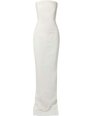 Rick Owens Off-Shoulder Dress - White