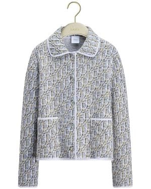 Dior Long-Sleeve Casual Jacket - Gray