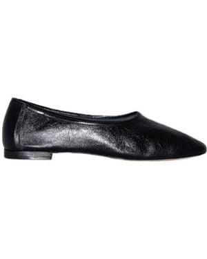 BY FAR Classic Minimalist Flat Shoes - Black