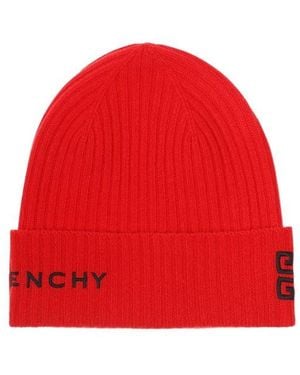 Givenchy Logo Embroidered Knitted Beanie