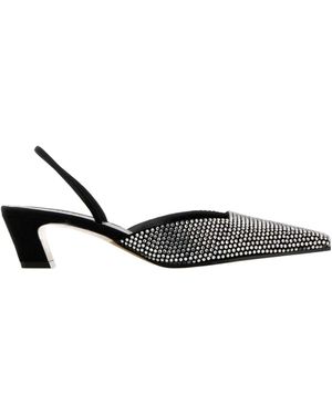KHAITE Roosevelt Embellished Court Shoes - White
