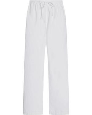 The Row Hubert Cotton Pants - White