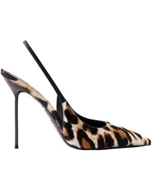 Paris Texas Pointed Toe High Heels - Metallic