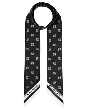 Givenchy Pointed Silk Scarf - Black