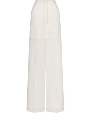 Philosophy Di Lorenzo Serafini High Waist Trousers - White