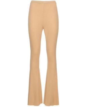 Magda Butrym Highwaist Casual Pants - Natural
