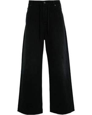 Balenciaga Destroyed Baggy Jeans - Black