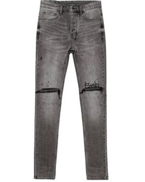 Ksubi Belt-Loop Jeans - Gray