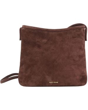 MANU Atelier Logo-Embellished Shoulder Bag - Brown