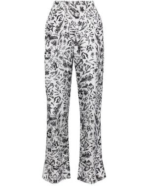 Off-White c/o Virgil Abloh Tattoo-Print Pyjama Trousers - White