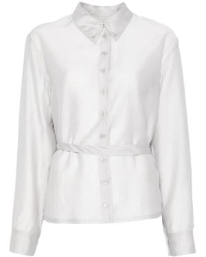 Low Classic Long Sleeve Shirt - White