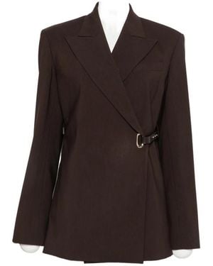 Sportmax Long-Sleeved Casual Jacket - Black