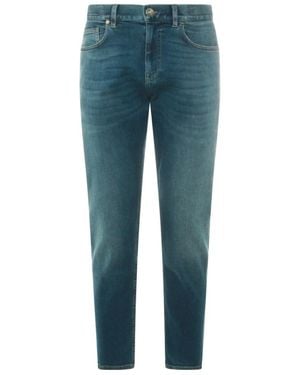 Eleventy Slim-Fit Jeans - Blue