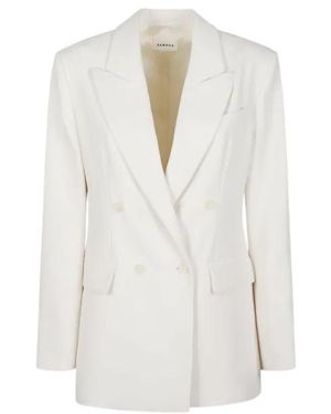 P.A.R.O.S.H. Double-Breasted Blazer - White