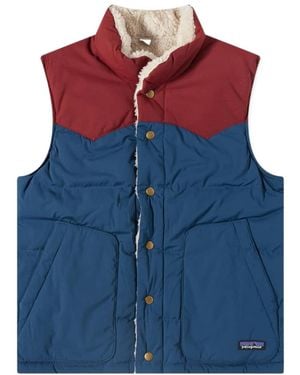 Patagonia Bivy Reversible Down Gilet - Blue