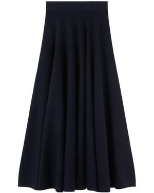 Loro Piana Flared Skirt - Blue