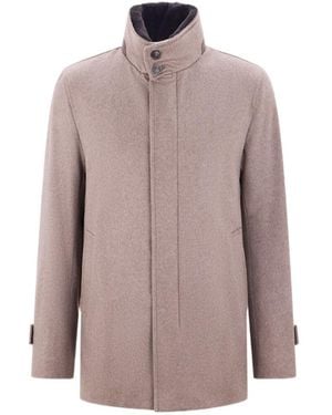 Herno Cashmere Coat - Brown