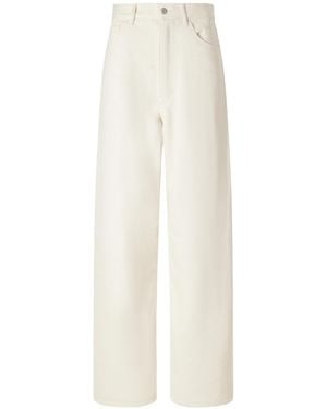 AURALEE Casual Trousers With Belt Loops - White