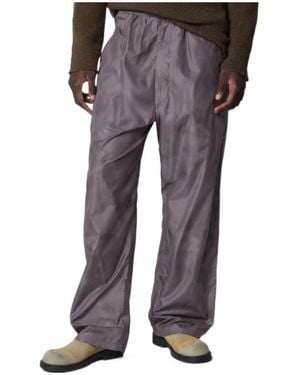 MM6 by Maison Margiela Elastic Waist Casual Trousers - Grey
