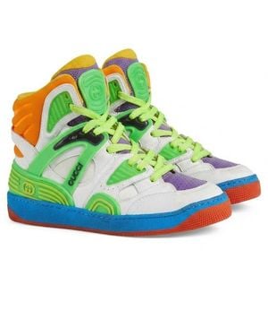 Gucci Basket Sneakers - Green