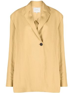 Studio Nicholson Button Blazer - Natural
