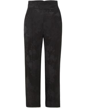 Erdem Helga Wool Blend Casual Trousers - Black
