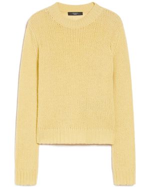 Weekend by Maxmara Dalida Crewneck Jumper - Yellow
