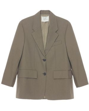 Studio Nicholson Single-Breasted Blazer - Gray
