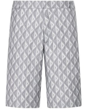 Dior Cd Diamond Bermuda Shorts - Gray