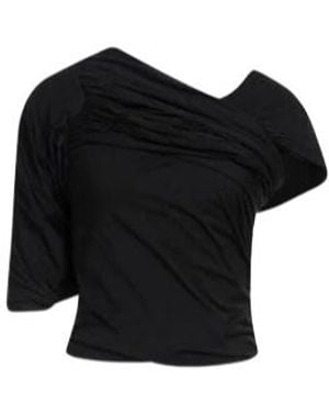 Rick Owens Solid-Color Short-Sleeved T-Shirt - Black