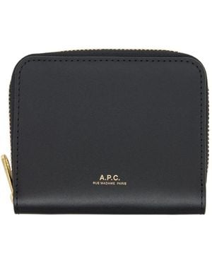A.P.C. Chelsea Zip Wallet - Black