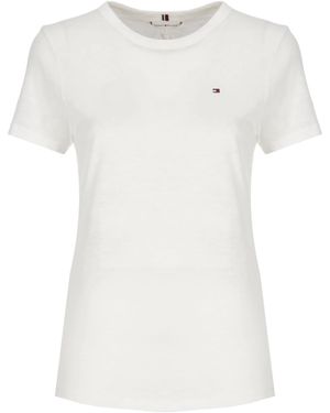 Tommy Hilfiger Flag T-Shirt - White
