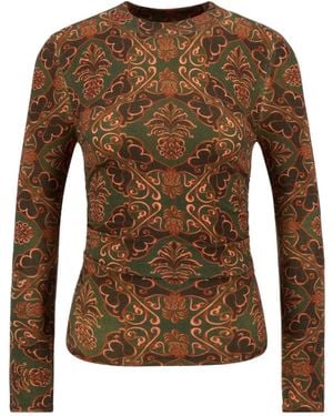 Barbour Long-Sleeved T-Shirt - Brown