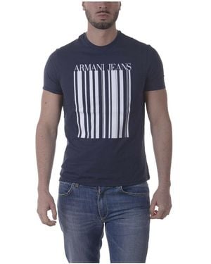 Armani Jeans Logo T-Shirt - Blue