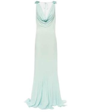 Magda Butrym Jersey Slip Dress - Green