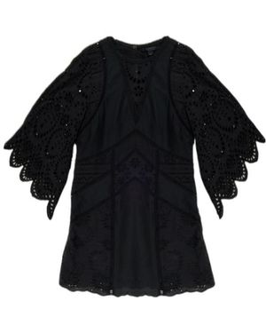 AllSaints Lace Detail Dress - Black