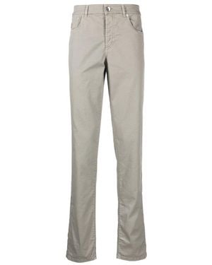 Brunello Cucinelli Straight-Leg Cotton Jeans - Gray