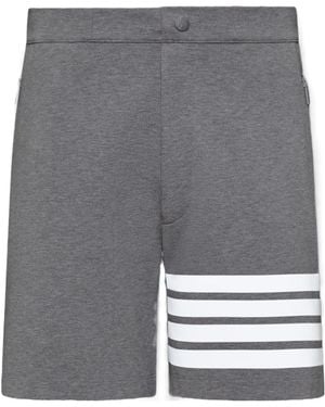 Thom Browne Zipped Pocket Shorts - Gray